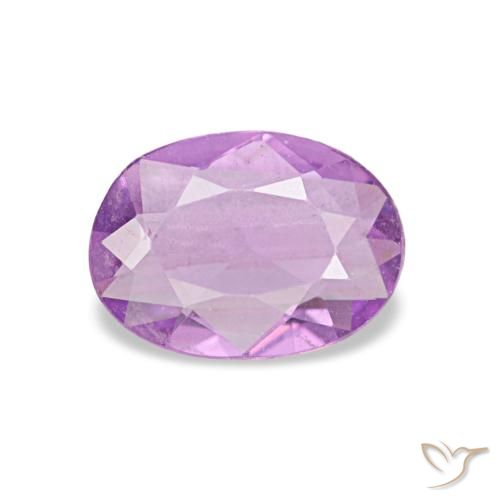 Zaffiro naturale porpora da 0,50 ct, taglio ovale, VVS-VS