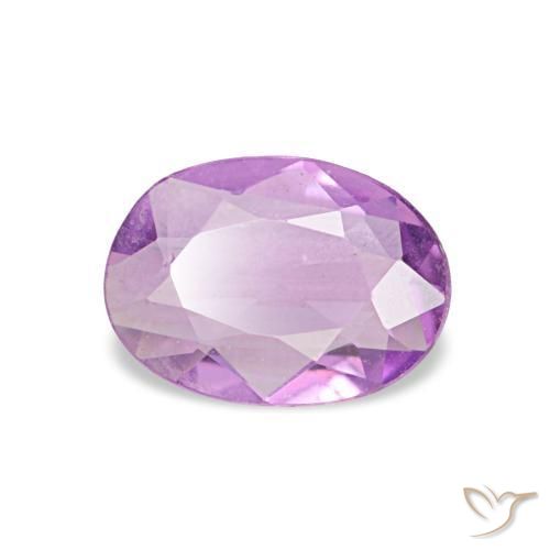 Zaffiro naturale porpora da 0,50 ct, taglio ovale, VVS-VS