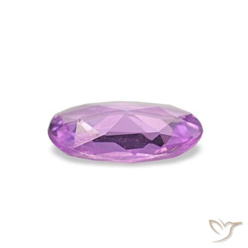 Zaffiro naturale porpora da 0,50 ct, taglio ovale, VVS-VS