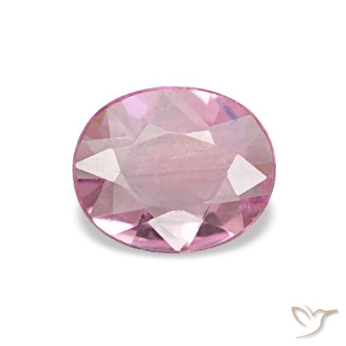 Zaffiro naturale rosa da 0,50 ct, taglio ovale, VVS-VS
