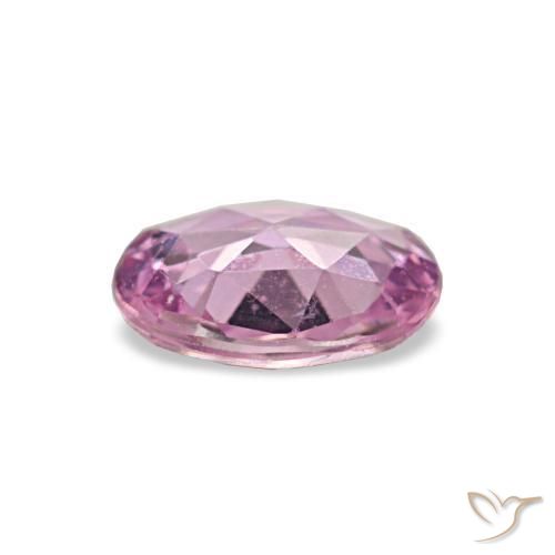 Zaffiro naturale rosa da 0,59 ct, taglio ovale, VVS-VS