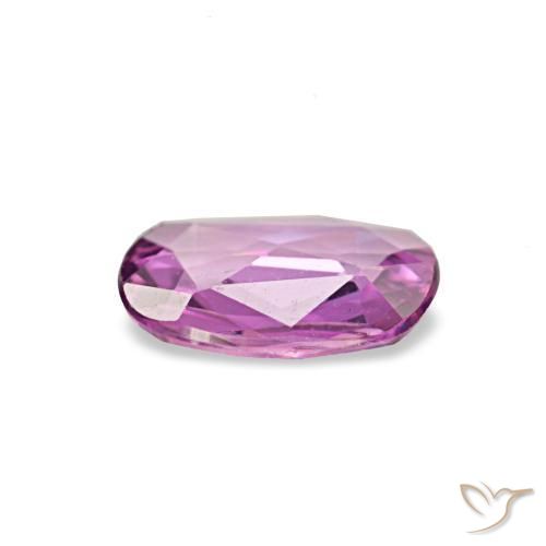 Zaffiro naturale porpora da 0,44 ct, taglio ovale, VVS