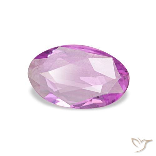 Zaffiro naturale porpora da 0,44 ct, taglio ovale, VVS