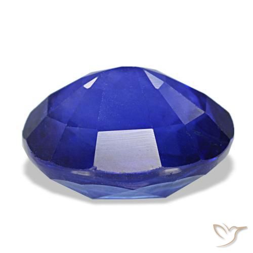 Zaffiro naturale blu da 5,48 ct, taglio ovale, VS