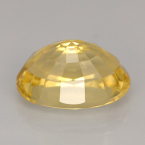 Scapolite naturale giallo da 5,53 ct, taglio ovale, VVS-VS