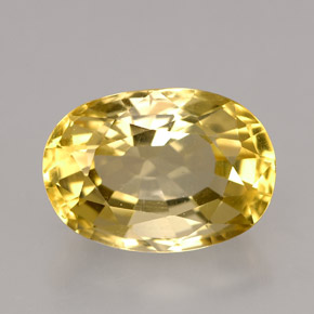 Scapolite naturale giallo da 3,48 ct, taglio ovale, VVS-VS