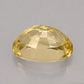 Scapolite naturale giallo da 3,48 ct, taglio ovale, VVS-VS