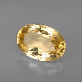 Scapolite naturale giallo da 3,17 ct, taglio ovale, VS