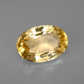 Scapolite naturale giallo da 3,17 ct, taglio ovale, VS