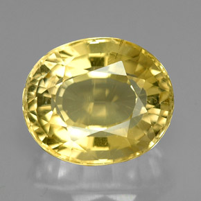Scapolite naturale giallo da 4,81 ct, taglio ovale, VS