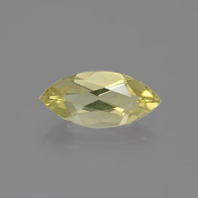 Scapolite naturale giallo da 1,04 ct, marchesa, VVS-VS