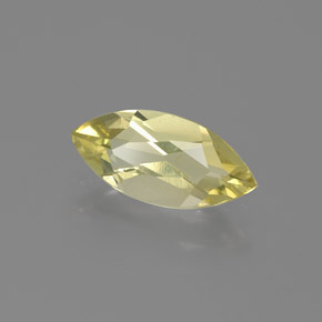 Scapolite naturale giallo da 1,04 ct, marchesa, VVS-VS