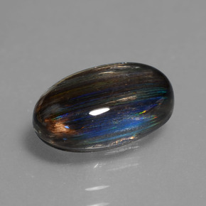 Scapolite naturale multicolore da 3,89 ct, taglio ovale, trasparente