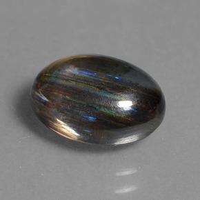Scapolite naturale multicolore da 3,85 ct, taglio ovale, trasparente