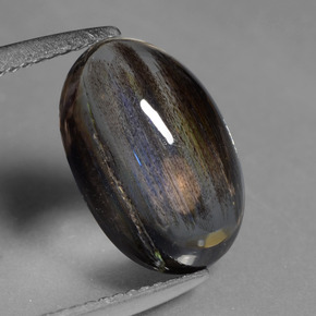 Scapolite Arcobaleno colorato naturale da 3.55 ct, Taglio ovale, Trasparente