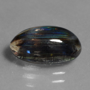 Scapolite Arcobaleno colorato naturale da 3.55 ct, Taglio ovale, Trasparente