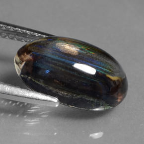 Scapolite Arcobaleno colorato naturale da 3.55 ct, Taglio ovale, Trasparente