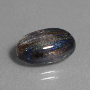 Scapolite Arcobaleno colorato naturale da 6.32 ct, Taglio ovale, Trasparente