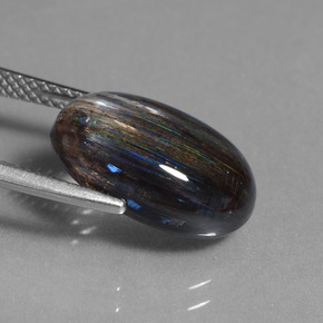 Scapolite Arcobaleno colorato naturale da 6.32 ct, Taglio ovale, Trasparente