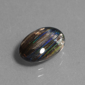 Scapolite naturale multicolore da 2,59 ct, taglio ovale, trasparente