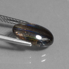 Scapolite naturale multicolore da 2,59 ct, taglio ovale, trasparente