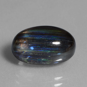 Scapolite naturale multicolore da 6,73 ct, taglio ovale, trasparente