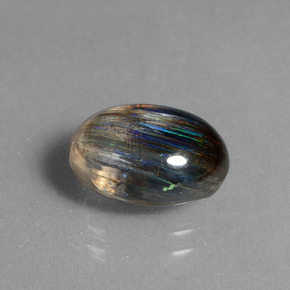 Scapolite Arcobaleno colorato naturale da 4.16 ct, Taglio ovale, Trasparente