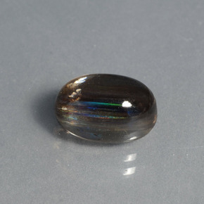 Scapolite naturale multicolore da 3,70 ct, taglio ovale, trasparente