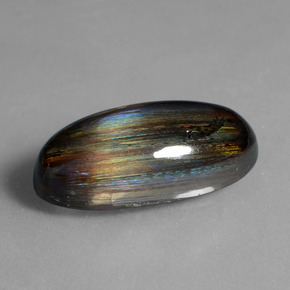 Scapolite naturale multicolore da 13,48 ct, taglio ovale, traslucido