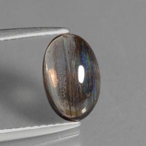 Scapolite Arcobaleno colorato naturale da 1.84 ct, Taglio ovale, Trasparente