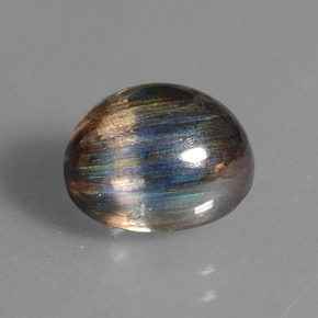 Scapolite naturale multicolore da 4,52 ct, taglio ovale, trasparente