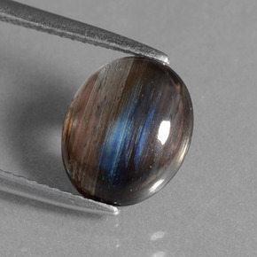 Scapolite naturale multicolore da 2,66 ct, taglio ovale, trasparente