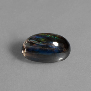 Scapolite Arcobaleno colorato naturale da 4.11 ct, Taglio ovale, Trasparente