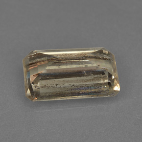 Scapolite naturale multicolore da 6,56 ct, taglio smeraldo, trasparente