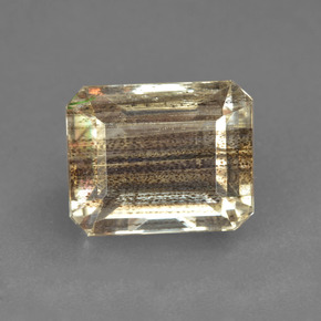 Scapolite Arcobaleno colorato naturale da 6.13 ct, Taglio smeraldo, Trasparente