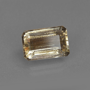Scapolite Arcobaleno colorato naturale da 2.88 ct, Taglio smeraldo, Trasparente