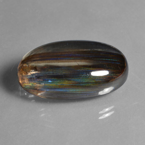 Scapolite Arcobaleno colorato naturale da 45.72 ct, Taglio ovale, Trasparente