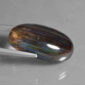 Scapolite Arcobaleno colorato naturale da 45.72 ct, Taglio ovale, Trasparente