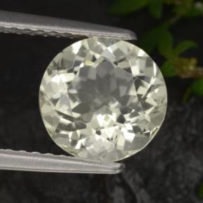 Scapolite Giallo naturale da 1.83 ct, Taglio rotondo, VVS-VS