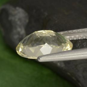 Scapolite naturale giallo da 1,99 ct, taglio ovale, VVS-VS