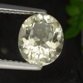 Scapolite naturale giallo da 1,69 ct, taglio ovale, VS