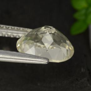 Scapolite naturale giallo da 1,69 ct, taglio ovale, VS
