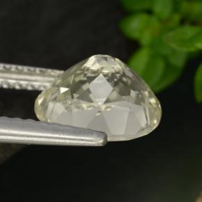 Scapolite naturale giallo da 1,84 ct, taglio ovale, VVS-VS