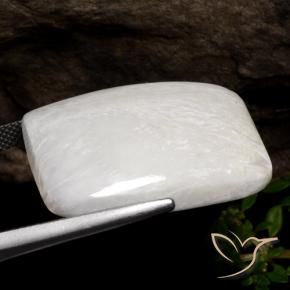 Scolecite Bianco caldo naturale da 25.44 ct, Cuscino, Opaco