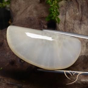 Scolecite Bianco naturale da 63.74 ct, Taglio a fantasia, Opaco