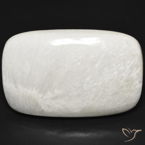 32.82ct Naturale Bianco caldo Scolecite, Cuscino, Opaco