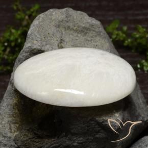 Scolecite Bianco caldo naturale da 33.75 ct, Ovale, Opaco