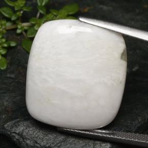 Scolecite Bianco caldo naturale da 19.86 ct, Taglio a cuscino, Opaco