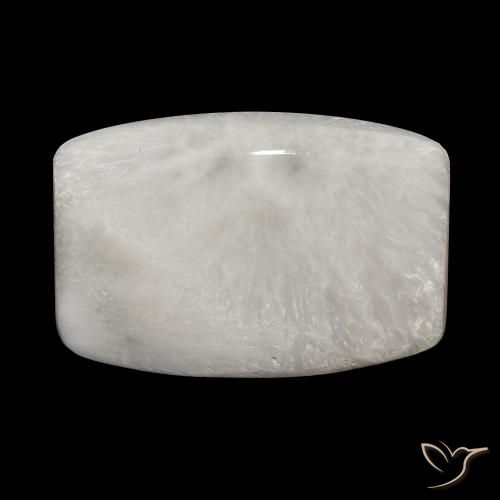 18.97ct Bianco crema Scolecite, Cuscino, Opaco