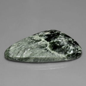 Serafinito Verde naturale da 30.91 ct, Forma fantasia, Opaco